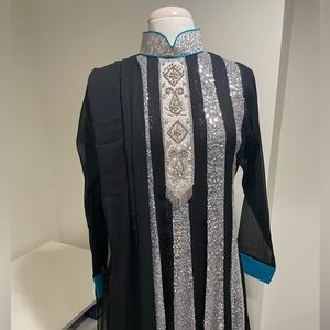 Beautiful Pakistani Sequin maxi dress